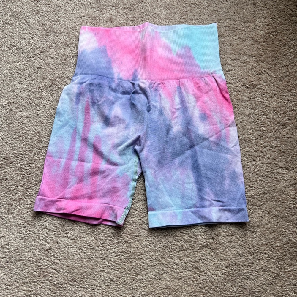 Tie-Dye Biker Shorts